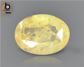 Natural Yellow  Sapphire Unt & Unh  6.45 CT. ( 89570 )